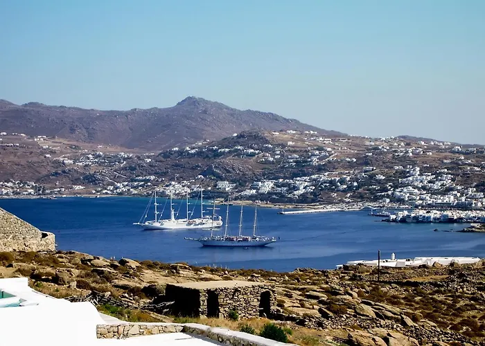 Actor'S Luxury Villa Mykonos -Prestige Pool & Sea View 빌라