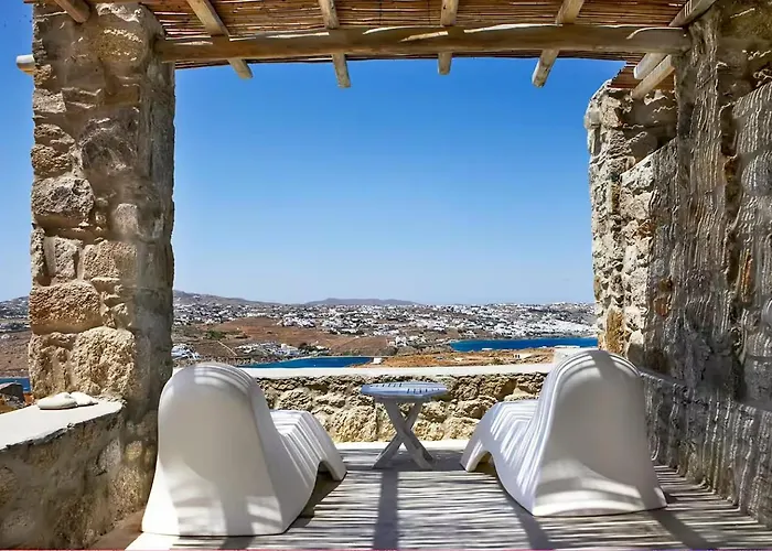 Actors Prestige -private Pool & Sea View Vila Mykonos Town