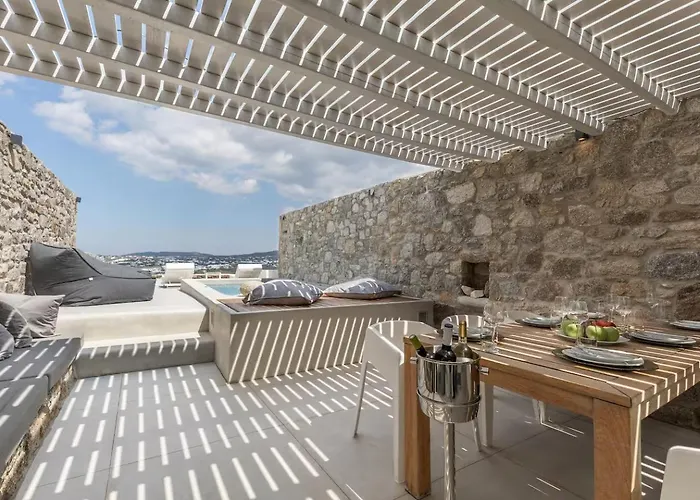 Actors Prestige -private Pool & Sea View Vila Mykonos Town