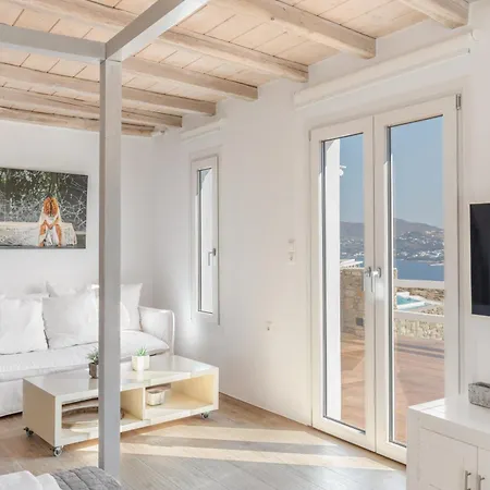 Actors Prestige -private Pool & Sea View Villa Mykonos Town