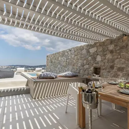 Actors Prestige -private Pool & Sea View Villa Mykonos Town